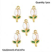 1个彩色不锈钢滴油多形状吊坠,DIY珠宝制作,手工串珠材料,工艺配件 - diy - 查看 15