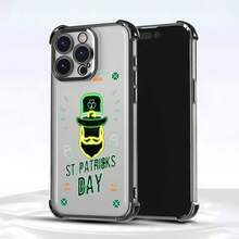 Póster luminoso de duende neón para el Día de San Patricio. Celebra con estilo con colores vibrantes e imágenes festivas. Perfecto para fiestas con música en vivo, comida y bebidas. Ideal para promociones de clubes, reuniones o anuncios de eventos. Una excelente manera de difundir la alegría navideña e invitar a tus amigos a unirse a la diversión. Haz que este Día de San Patricio sea inolvidable con este llamativo diseño que captura el espíritu de la celebración. - Negro - Ver 2