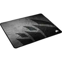 MM300 PRO Alfombrilla Tela a Prueba de Derrames para Juegos, Superficie 36 cm x 30 cm, Microtejido, Goma Afelpada gruesa 3 mm, Base Goma Texturizada Antideslizante, Medio, Negro/Gris,40812722 - Multicolor - Ver 1