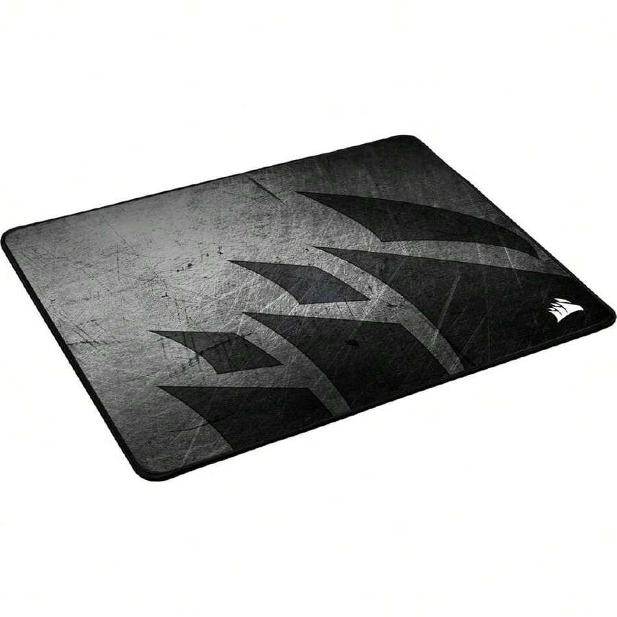 MM300 PRO Alfombrilla Tela a Prueba de Derrames para Juegos, Superficie 36 cm x 30 cm, Microtejido, Goma Afelpada gruesa 3 mm, Base Goma Texturizada Antideslizante, Medio, Negro/Gris,40812722 - Multicolor - Ver 1