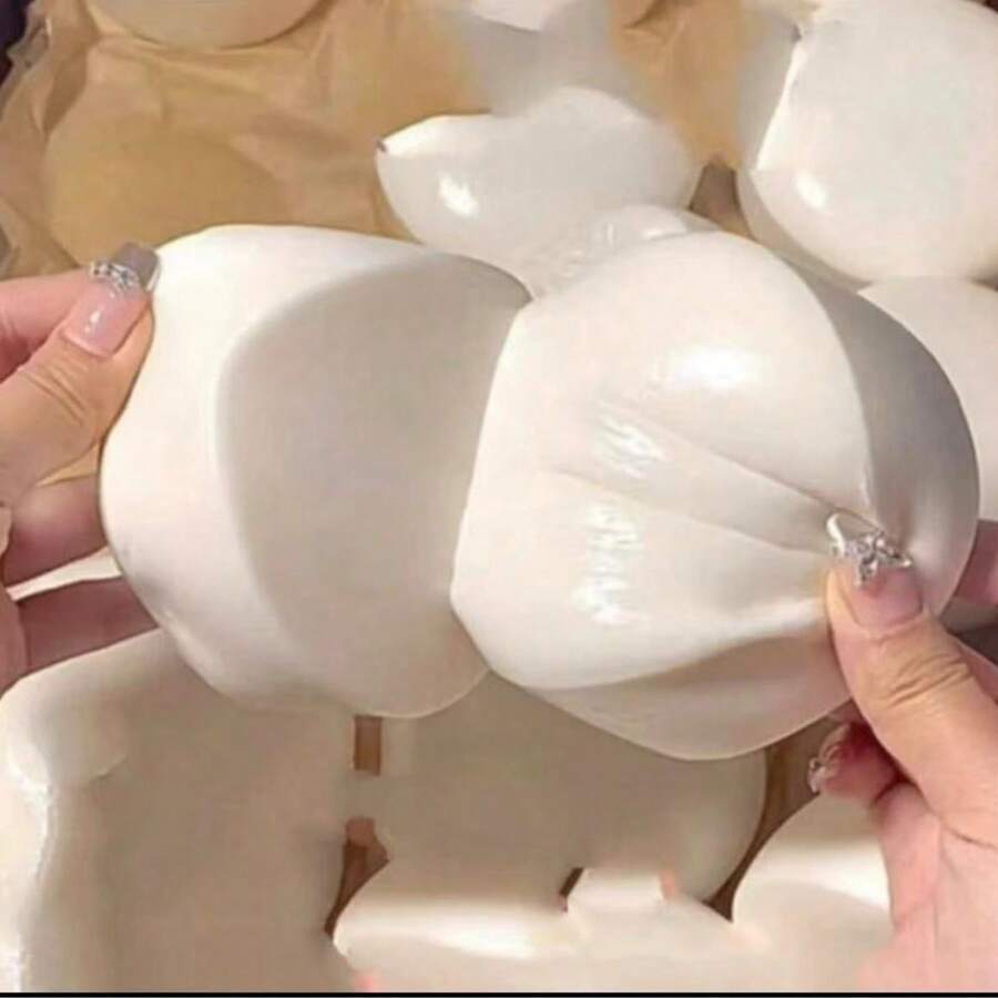 全新畅销超柔软乳酸牛奶蛋糕慢回弹减压挤压玩具 - 粘稠牛奶蛋糕慢回弹圆形面包块，蓬松粘稠，触感回弹极佳！ - 彩色 - 查看 1