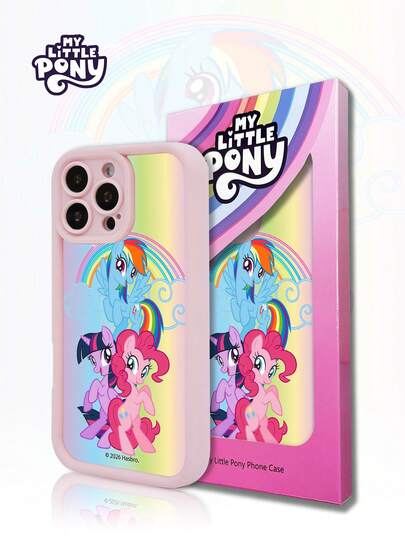 MY LITTLE PONY Official Genuine Cartoon Girly Phone Case, Pink Phone Case For Women, Compatible With IPhone 17, 17 Air, 17 Pro, 17 Pro Max, 11, 12, 13, 14, 15, 16 Pro, 16 Pro Max, 14 Plus, 15 Plus, 16 Plus, 15 Pro Max, 16 Pro, 16 Pro Max, XR