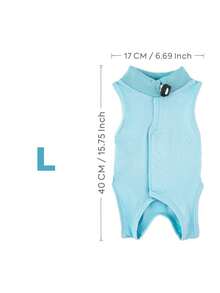 Lightweight Breathable Elastic Cat Spay/Neuter Suit, Summer, Anti-Lick Anti-Scratch Post-Surgery Wear - Multicolor - View 19