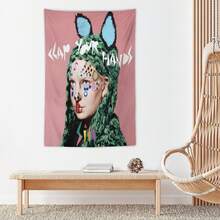 1pc  Sia Tapestries, Decorative Presents, Wall Art, Decorative Wall Pieces, Gifts, Lounge, Bedroom, Living Area, Dorm Room, Office Decor - Multicolor - View 7