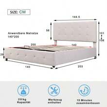 Bed Bases & Foundations - Ream White - View 2