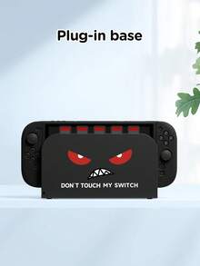 1pc "Don't Touch My Switch" Expression Pattern Protective Case, Suitable For Nintendo Switch 2 (2025), Switch NS/Switch OLED/Lite, Switch Gaming Console Accessories, Storage Bag, Switch Protective Cover, Romantic Gift For Switch Players - Multicolor - View 12