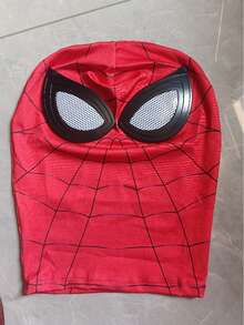 1pc Official Licensed Spider-Man Spider Mask - Perfect For Halloween And Cosplay, Durable Polyester Material, Ideal Gift For Valentine's Day, New Year, Christmas, Suitable For Men - Multicolor - View 8