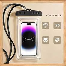 1个通用防水手机袋，3D防水手机壳，手机干袋，兼容/Galaxy，适合游泳、雨天、户外活动，避免手机进水损坏 - 彩色 - 查看 20