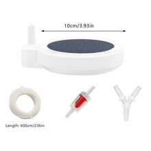 Silent Aquarium Bubble Stone Aerator Oxygen Pump Air Diffuser For Fish Tank - Aquascaping Tools - View 3