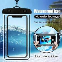 3件套防水手机袋，PVC透明密封触屏，全视全包围便携式防水手机壳，适合游泳/冲浪，多种颜色可选 - 3PCS - 查看 8