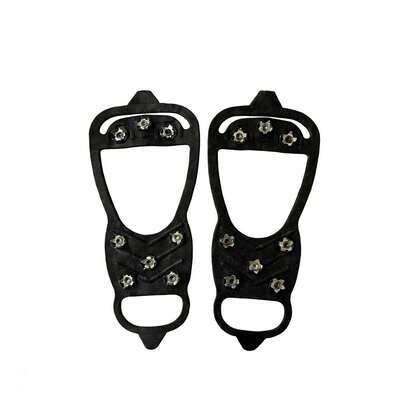 8-Teeth Outdoor Ice Cleats, Anti-Slip Shoe Covers For Snow And Ice, Climbing Crampons Equipment