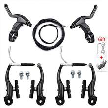 Mountain Bike V-Brake Caliper Set, Aluminum Alloy Material, Suitable For Mountain Bikes, BMX, Cruiser Bikes, Linear Pull Style, Includes Brake Pads, Brake Cable, Brake Lever And Installation Tools - Multicolor - View 15