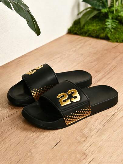 23# Plus Size 36-48 Men's Summer Slippers, Outdoor Comfortable Casual Shoes, Lightweight Non-Slip Home Slippers, Wear-Resistant Breathable Men's Sandals For Outdoor & Daily Wear (Irregular Pattern). The Sole Of These Slippers Is Made Of EVA Material, Which Cannot Be Exposed To Sunlight For A Long Time, Otherwise The Shoes Will Shrink.