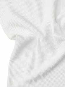 GRDR Men's Waffle Texture Sleeveless Tank Top, Fashionable Casual Versatile Knit Tank Top For Spring/Summer - White - View 6