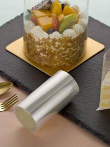 1pc Transparent Acetate Fiber Cake Edging, Transparent Cake Roll, Elegant Cake Packaging, Edge Decor, Cake Wrap Film, Cake Surrounding Film, Mousse Cake Slice, DIY Cake Edging, For Baking Decoration, Shake Card Making, Suitable For New Year, Valentine's Day, Mother's Day, Wedding And Other Gatherings - Clear - View 6