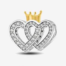 1 PC 925 Sterling Silver Crown Star Love Bead Suitable For Bracelets DIY Women's Jewelry - Set 3 - View 15