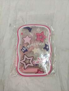 1pc Star-Shaped Card Holder, Student ID/Meal Card Pouch, Women Bus/Metro Card Keychain Pendant - Multicolor - View 6