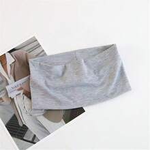 1件装男女通用纯色加宽弹力瑜伽运动头带跑步骑行户外运动吸汗带 - 多色 - 查看 16