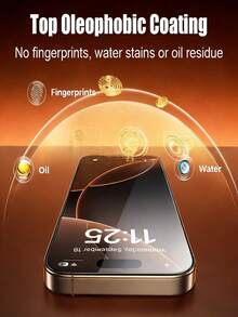 2 Pieces Of High-Definition Tempered Glass Phone Protective Film With Full Screen Transparency, Compatible With IPhone 11/12/13/14/15/16/17 Some Models , With A Silky Touch, Anti Drop And Anti-Collision, And Phone Accessories To Protect The Phone Screen - Clear - View 4