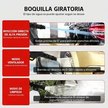 Hidrolavadoras Idrolavadorra Portatil Electricas Pistola - Negro5 - Ver 2