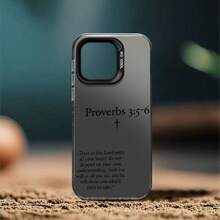 Prayer Quotes Phone Case Compatible With IPhone 17, 16e, 16, 15, 14, 13, 12, 11, Mini, Pro Max, Air X, XR, XSMAX, 8, 7 Plus - Anti-Slip Matte Back Case, Heavenly Official Blessing Phone Case, Shockproof Phone Case With God Statue Photo, Spiritual Accessories, Prayer Design, Inspirational Quotes, Smooth Texture, UV Printed Design, Faith Theme Gift, Religious User Drop-Resistant - 混合顏色2 - 查看 4