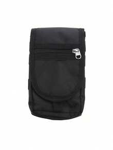 男士防水牛津布腰包腿包大腿臀包摩托车军用旅行手机/移动电话钱包 - 黑色 - 查看 15