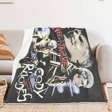 Couverture douce de dessin animé, couverture confortable multifonctionnelle et douillette pour la maison, le canapé, le lit. Idée de cadeau facile à entretenir - Multicolore - Voir 6