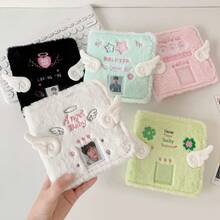 INS Original Angel Loose-Leaf Storage Album A7, Cute Plush Photo Album, Idol Fan Card Album, Gift, Holiday Gift, Birthday Gift, Perfect Gift (Album Excludes Inner Pages) - Multicolor - View 5