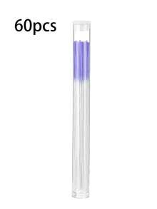 60pcs/120pcs Ear Piercing Cleaning Kit, Odor Removal, Ear Care Set, Disposable Piercing Thread, Post-Piercing Care Cleaning Thread, Ear Piercing Care Cleaning Tools, Unisex