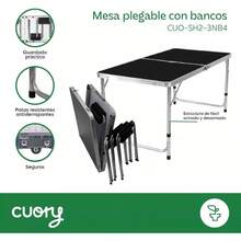 Outdoor Table - Black - View 5
