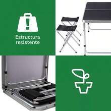 Outdoor Table - Black - View 4