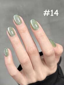 12毫升/瓶 浅烟熏猫眼16色美甲胶套装 粉色 蓝色 透明 裸色 玻璃珠 磁铁猫眼凝胶指甲油 紫色指甲 绿色指甲 2026新款 冰透明月光猫眼指甲油 蓝白色指甲 粉色指甲 美甲透明指甲 适用于指甲和脚趾甲 UV灯美甲沙龙专用美甲用品 可爱美甲美甲工具 - 彩色 - 查看 16