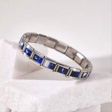 1PC Stainless Steel Multi-Element Modular Bracelet Accessories, Art Pattern Style, Ocean/Nature/Animal Designs, DIY Jewelry Materials - Multicolor - View 7