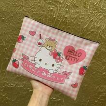 SANRIO 三丽鸥卡通猫咪大容量便携式化妆包，旅行必备收纳袋，文件袋，惊喜礼物 - 彩色 - 查看 6
