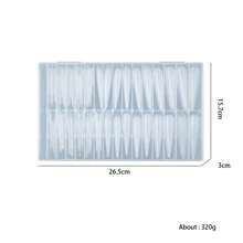 Nail Art Crystal Nail Model Butterfly Extended Nail Model Quick Phototherapy Nail Paper Free Holder With Multiple Sizes Of 150 Pieces In A Box, Petal Shaped Nail Film - Apricot - View 7