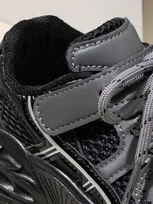 儿童时尚运动鞋，新款春秋休闲运动鞋，柔软防滑透气网眼厚底运动鞋，男童/女童跑步鞋