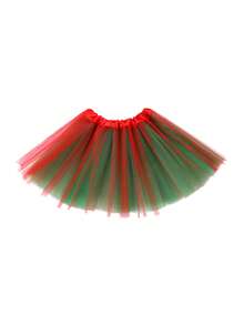 1pc Solid Color Vintage Polyester (Polyester) Tutu Skirt, Suitable For All Seasons, One-Time Performance Skirt, Practice Skirt, 30cm For Teenagers, 40cm For Adults, Costume Party Skirt, Mesh Skirt, Masquerade Ball Dress - A - View 14