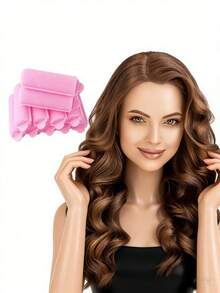 Juego de 12 piezas, rizadores de cabello sin calor, rodillos de espuma para ondas grandes, juego de rizado sin calor para personas perezosas, diseñado para rizar sin calor, varillas de rizado sin plancha, herramientas de peinado con marco de esponja, rizadores de ondas grandes, rizadores para dormir, anillos de rizado de varios diámetros, diseñado para uso nocturno, perfecto para cabello medio y corto, creando rizos suaves y ondulados. - Multicolor - Ver 7