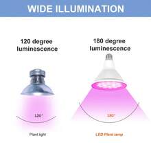 LED Green Plant Grow Light Bulb E27/E26 Sunlight AC100-277V Greenhouse Tent Red Blue Hydroponic System Professional Growth Box Cultivation Lamp Pink Fill Lights 110V/220V Indoor Vegetable Fruit Potted Flower Bonsai Seeds Succulent Cactus Moss Seedlings Lighting 8/12/18Leds - LED Light Plant Bulb - View 9