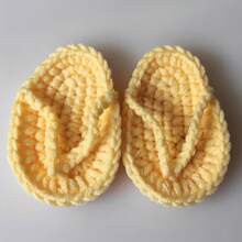Baby Mini Flip Flops Newborn Photography Props Cute Handmade Crochet Slipper Sandals For Infant Girls/Boys Studio Photos Accessories - Multicolor - View 11
