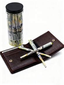 50 piezas de papel de liar ultrafino de combustión lenta, incluye herramienta de relleno, experiencia de fumar suave, material de papel - Multicolor - Ver 1