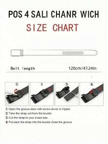 2026 New Graffiti Design Men's Belt, Letter Alloy Automatic Buckle, Suitable For Daily Commute, Holiday Party, Clear Texture, Leather, Couples Belt, Gift Choice - Multicolor - View 7