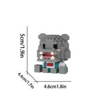 Sweetheart Cute Series, Cute Cat & Dog Building Blocks, Micro Particle Blocks, Suitable As Birthday Gift, DIY Assembly Decoration, Stress Relief Blocks, Building Block Ornament, Puzzle Blocks, Abstract Blocks. - Multicolor - View 6