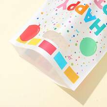 10 Pieces, Birthday Theme Gift Bags, Colorful Dot Pattern Handbags, Happy Birthday Handheld Bags, Birthday Party Decorations, Birthday Party Supplies, Baby Shower Party Decoration Gift Packaging Bags Valentine's Day Gift - 彩色 - 查看 9