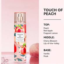 Wish 20 Varieties Of Women's Body Mist Perfume Spray, 3 Pcs/8 Fl Oz Long-Lasting Floral Fruity Spray With Non-Greasy Alcohol-Based Formula. Suitable For Hair & Body, Ideal For Parties, Dates & Gifting. Lightweight And Smooth Application.Valentine's Day Gift - Warm Vanilla+Strawberries&Cream+Touch of Peach - 查看 4