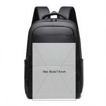 Mochila de nailon para hombres | Bolsa para portátil de gran capacidad y antirrobo, adecuada para negocios/viajes/escuela | Regalo de vuelta a clases - Multicolor - Ver 7