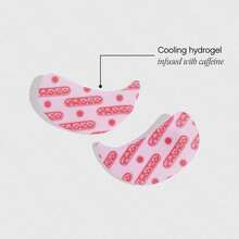 12pcs Collagen Eye Patch Jericho Rose Jelly , Korean Under Eye Patches For Puffy Eyes And Dark Circles, Anti-Wrinkle, Collagen, Caffeine, Niacinamide, Ceramide, Antioxidant, Skin Care - Collagen - 查看 4