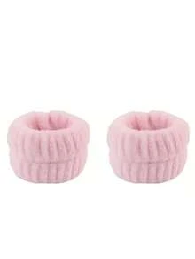 1个洗脸头带/2个洗脸腕带/3套SPA头带、化妆头带、洗脸头带、护肤头带、蝴蝶结、泡泡、SPA头带、腕带、女士和女孩发饰套装 - 彩色 - 查看 12