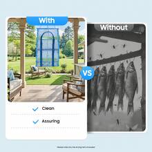 Pasta Drying Storage Racks - Blue - View 5