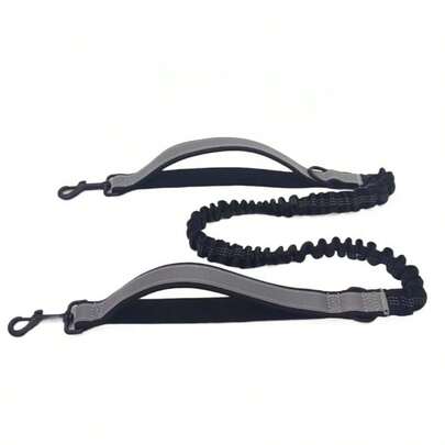 Reflective High Elastic Single Leash, Thick Retractable Leash Handle, Foam Double Grip, Compatible With Pet Chest Harness & Sports Waist Pack, More Convenient For Outdoor Activities